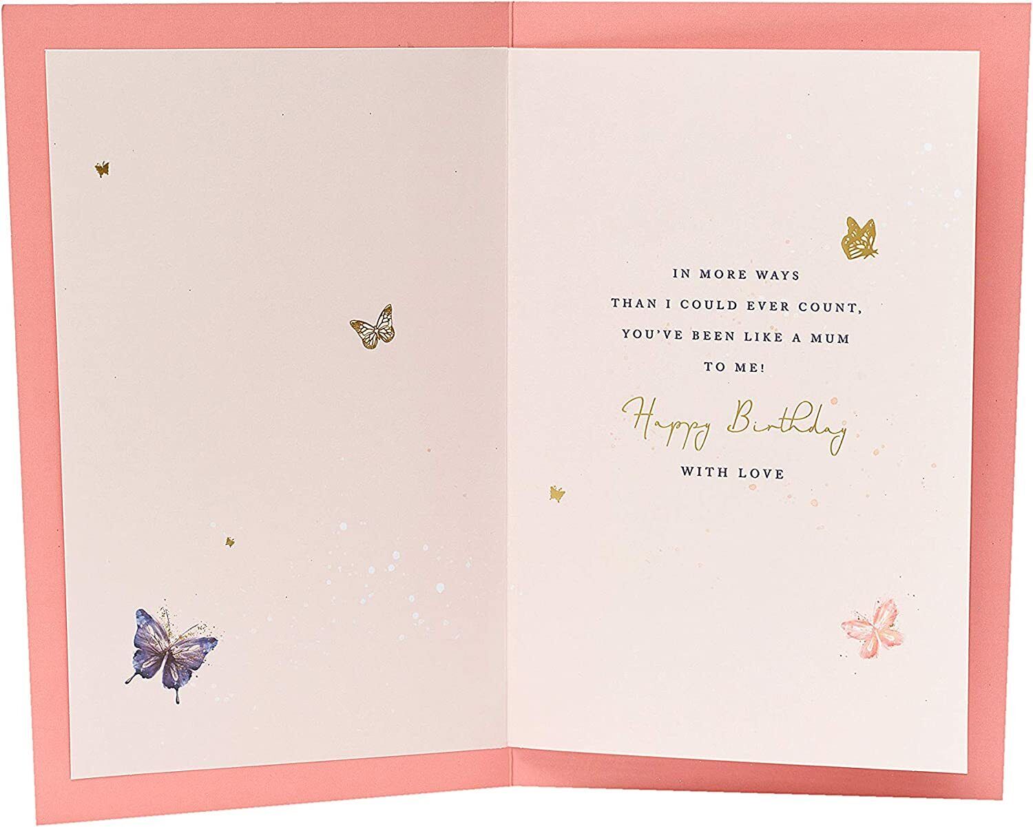 Like a Mum to Me birthday greeting card from UK Greetings featuring heartfelt design and cheerful imagery.