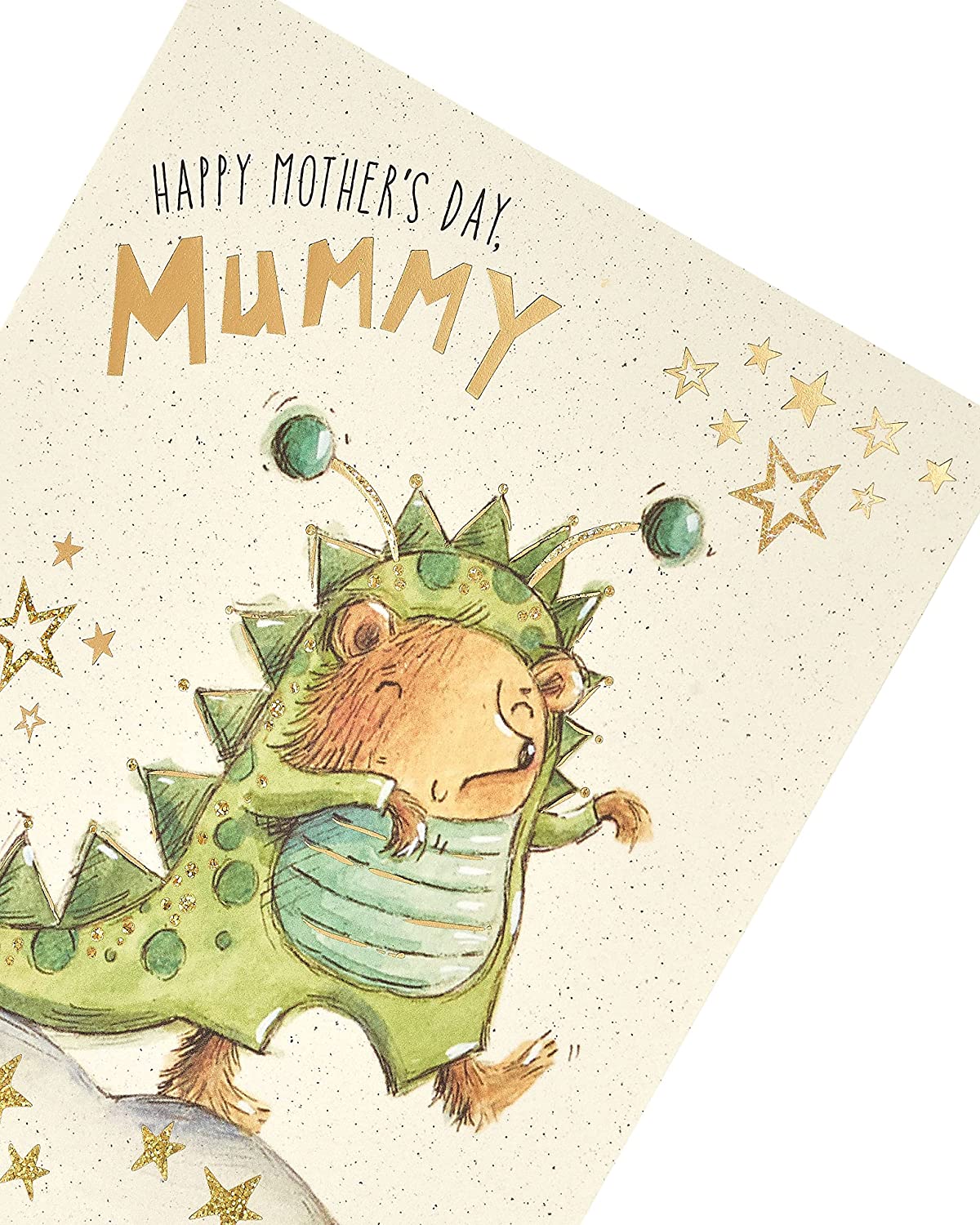 Colorful Little Monster Mother’s Day greeting card by UK Greetings with playful monster illustrations and cheerful design.