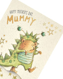 Colorful Little Monster Mother’s Day greeting card by UK Greetings with playful monster illustrations and cheerful design.