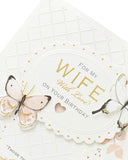 Loving Wife birthday greeting card by UK Greetings with heartfelt verse and floral design, perfect for celebrating her special day.