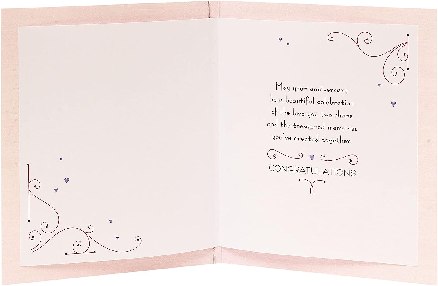 Luxury anniversary couple greeting card from UK Greetings featuring romantic design and elegant details.