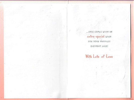 Luxury jeweled daughter birthday greeting card featuring elegant design and embellishments from UK Greetings.