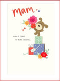 Mam Mother's Day greeting card by UK Greetings with heartfelt message and floral design, perfect for celebrating amazing moms.