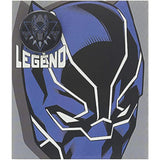 Marvel Black Panther birthday greeting card with badge featuring Black Panther image and celebratory design.
