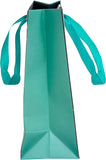 Medium UK Greetings party gift bag with attached tag, featuring colorful designs suitable for celebrations.