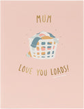 UK Greetings Mother's Day greeting card with floral design and heartfelt message, perfect for celebrating moms.