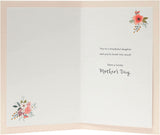 3D Mother’s Day greeting card for daughter with floral design, featuring UK Greetings branding and intricate layered details.