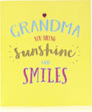 Mother's Day greeting card for grandma featuring sunshine and smiling design by UK Greetings