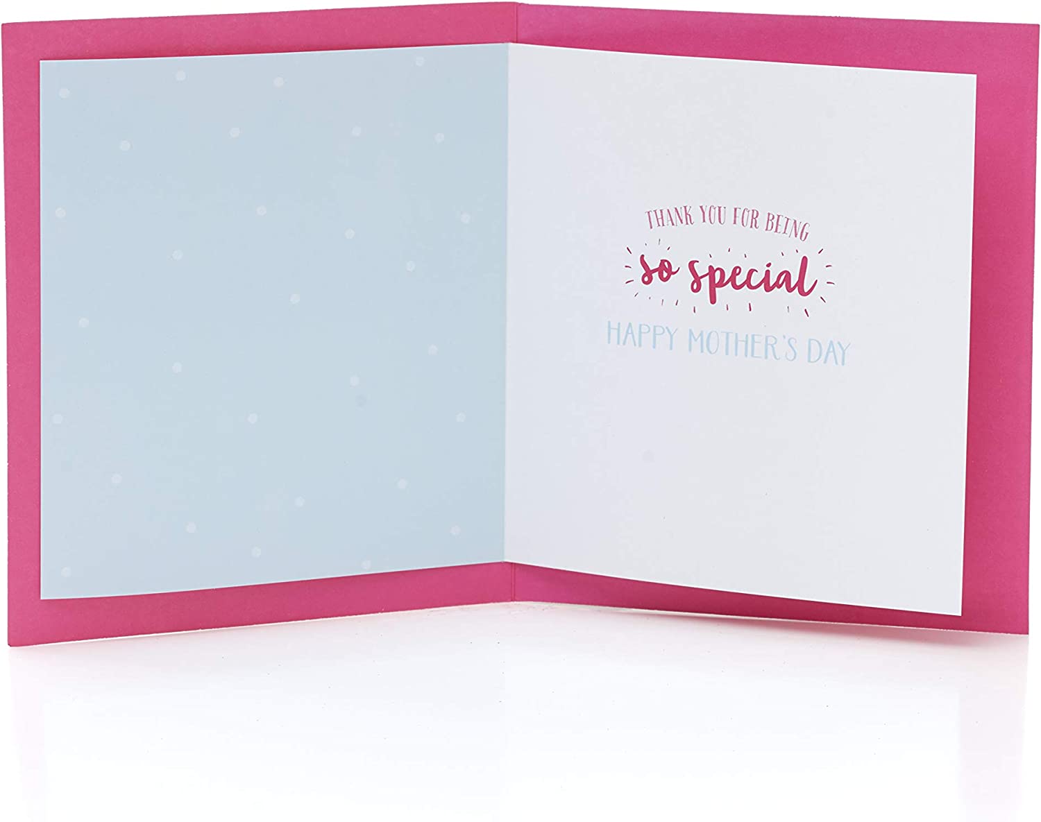 Mother's Day greeting card from UK Greetings featuring a cheerful design with sunshine and smiling grandma illustration.