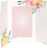 Beautiful floral design Mother's Day greeting card with envelope from UK Greetings, showcasing colorful flower illustrations.