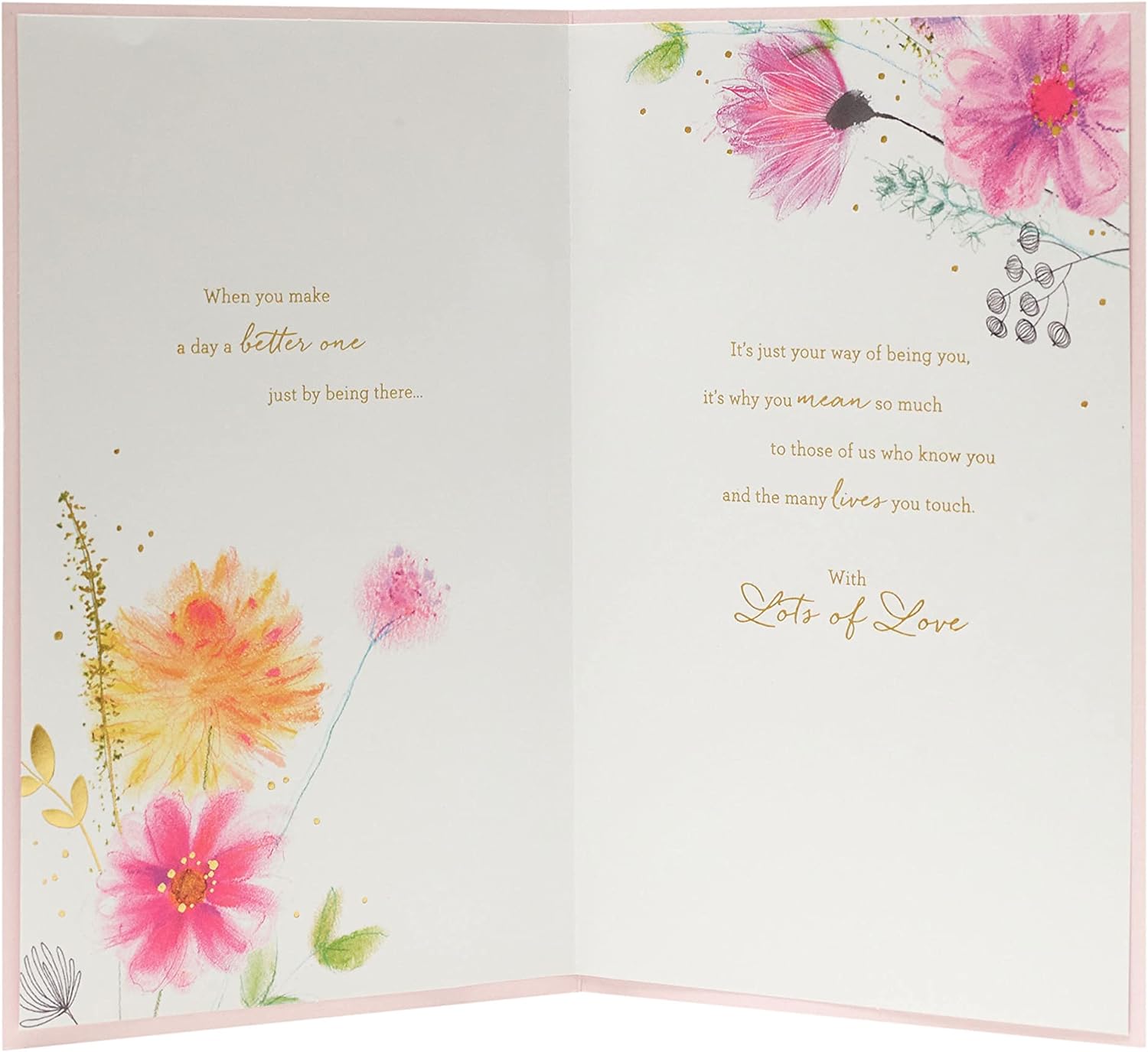 Mother's Day greeting card with envelope featuring Someone Special design by UK Greetings, showcasing floral artwork and heartfelt message.
