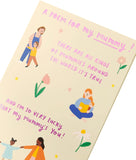 Mother's Day greeting card with a sweet mummy design and matching envelope, perfect for celebrating moms.