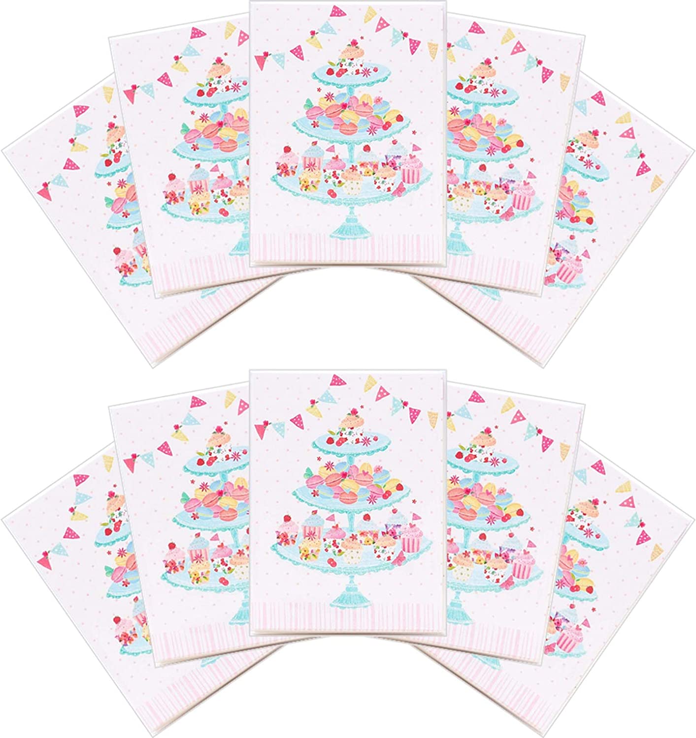 Set of 10 blank UK Greetings greeting cards for all occasions, featuring colorful designs and versatile message space.