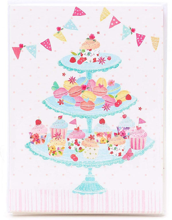 Set of 20 UK Greetings blank inside greeting cards for all occasions, featuring colorful and festive designs.