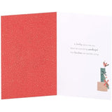 Nanna’s Magical Christmas greeting card featuring presents and gold wishes, UK Greetings holiday greeting card with festive design.