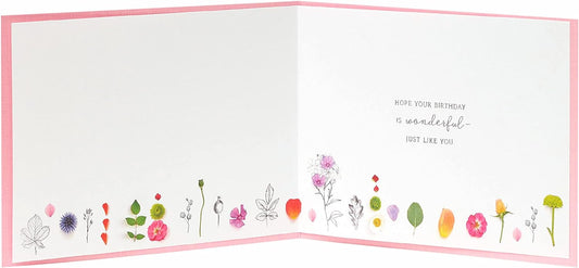 Colorful Nature Mandela Design greeting card by UK Greetings featuring intricate floral patterns for birthdays.