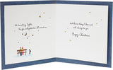 Romantic Christmas card featuring a snow globe design with "One I Love" message, from UK Greetings, festive holiday greeting card.