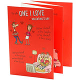 Funny Valentine's Day greeting card for him or her featuring a humorous design by UK Greetings.