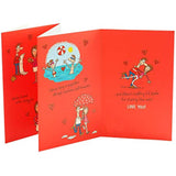 Funny Valentine's Day greeting card for him or her from UK Greetings, featuring playful love-themed design and cheerful message.