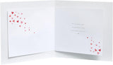 Modern Valentine's Day greeting card from UK Greetings with "I Love You" message, includes envelope, designed for him or her.