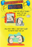 Playful husband birthday greeting card from UK Greetings featuring fun, colorful design and humorous message.