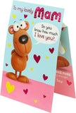 Pop-up design lovely Mam Mother's Day greeting card by UK Greetings with floral and heart details.