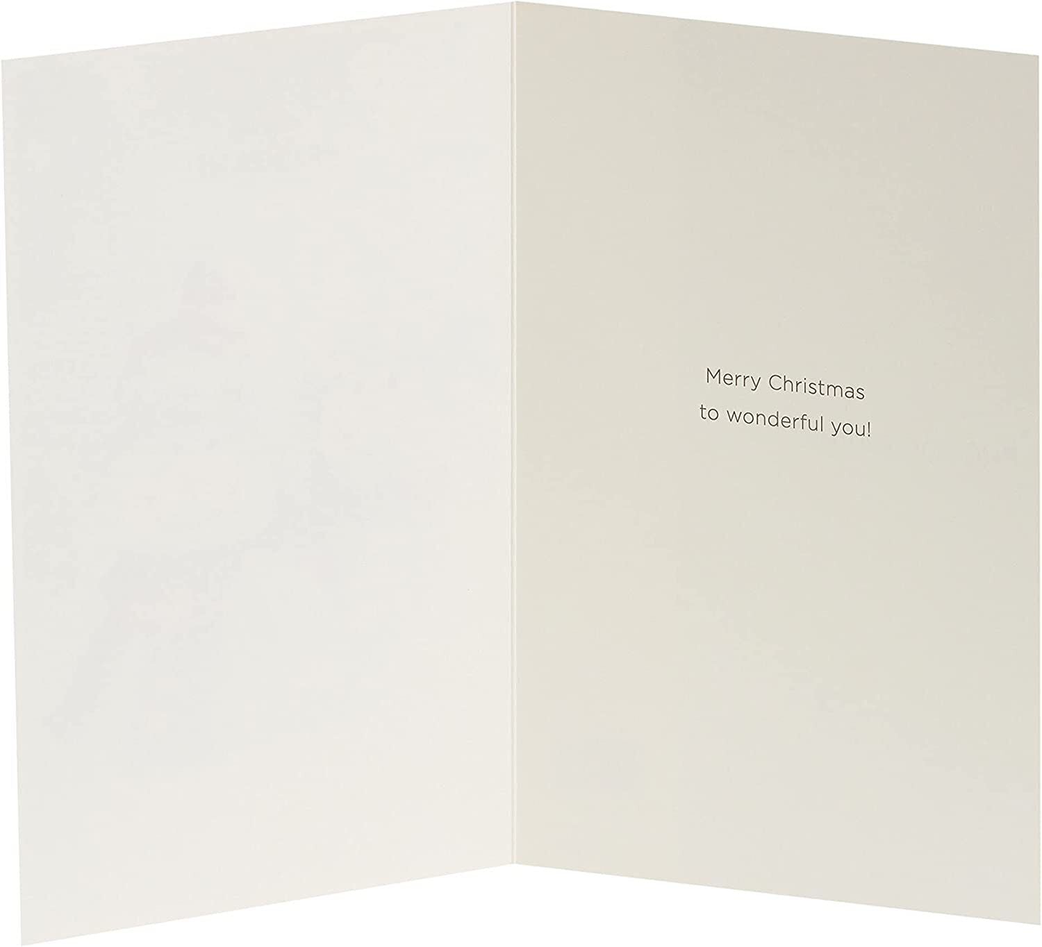 Quirky Snow Couple Tartan Christmas Card for husband, UK Greetings greeting card featuring festive snow couple design.