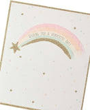Rainbow Kindred Good Luck Birthday Card from UK Greetings, featuring colorful rainbow and cheerful design for birthdays.