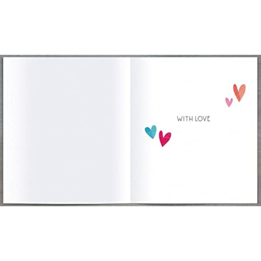 Romantic Heart Anniversary Greeting Card by UK Greetings featuring a heartfelt design for celebrating love and special occasions.