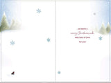 Santa and snowman grandpa Christmas card from UK Greetings, featuring festive holiday illustrations and heartfelt seasonal wishes.