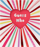 Secret Admirer Guess Who? Valentine's greeting card by UK Greetings featuring playful design and romantic message.