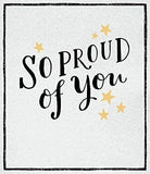 UK Greetings So Proud of You congratulations greeting card with colorful design and heartfelt message for special occasions.