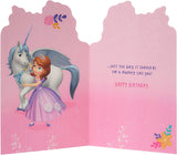 Sofia First Mummy birthday greeting card by UK Greetings featuring colorful princess design and festive message.