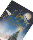 Son Christmas greeting card by UK Greetings featuring festive holiday design and cheerful message for the occasion.