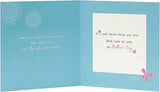 Sparkle Mum Love greeting card from Son & DIL with floral design and heartfelt message, displayed on a white background.