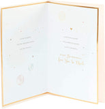 Glitter greeting card for a 21st daughter from UK Greetings, featuring festive design and sparkling details.