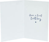 Stylish 30th milestone birthday cheers greeting card by UK Greetings with festive design and celebratory message.