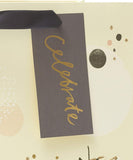 Festive chic large gift bag with stylish cocktail design, ideal for gift-giving occasions, by UK Greetings.