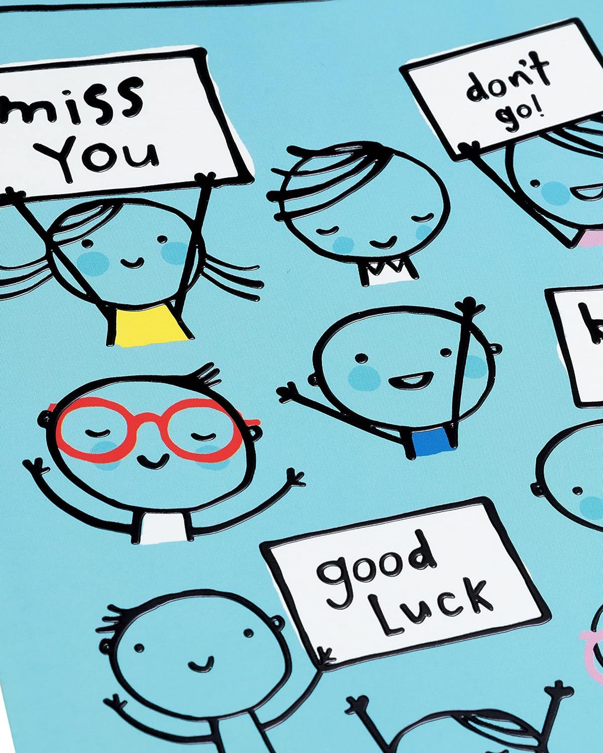UK Greetings farewell greeting card featuring a heartfelt design, perfect for saying sorry you're leaving.