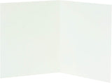 UK Greetings sympathy greeting card with a delicate floral design, featuring soft pastel flowers on the front.