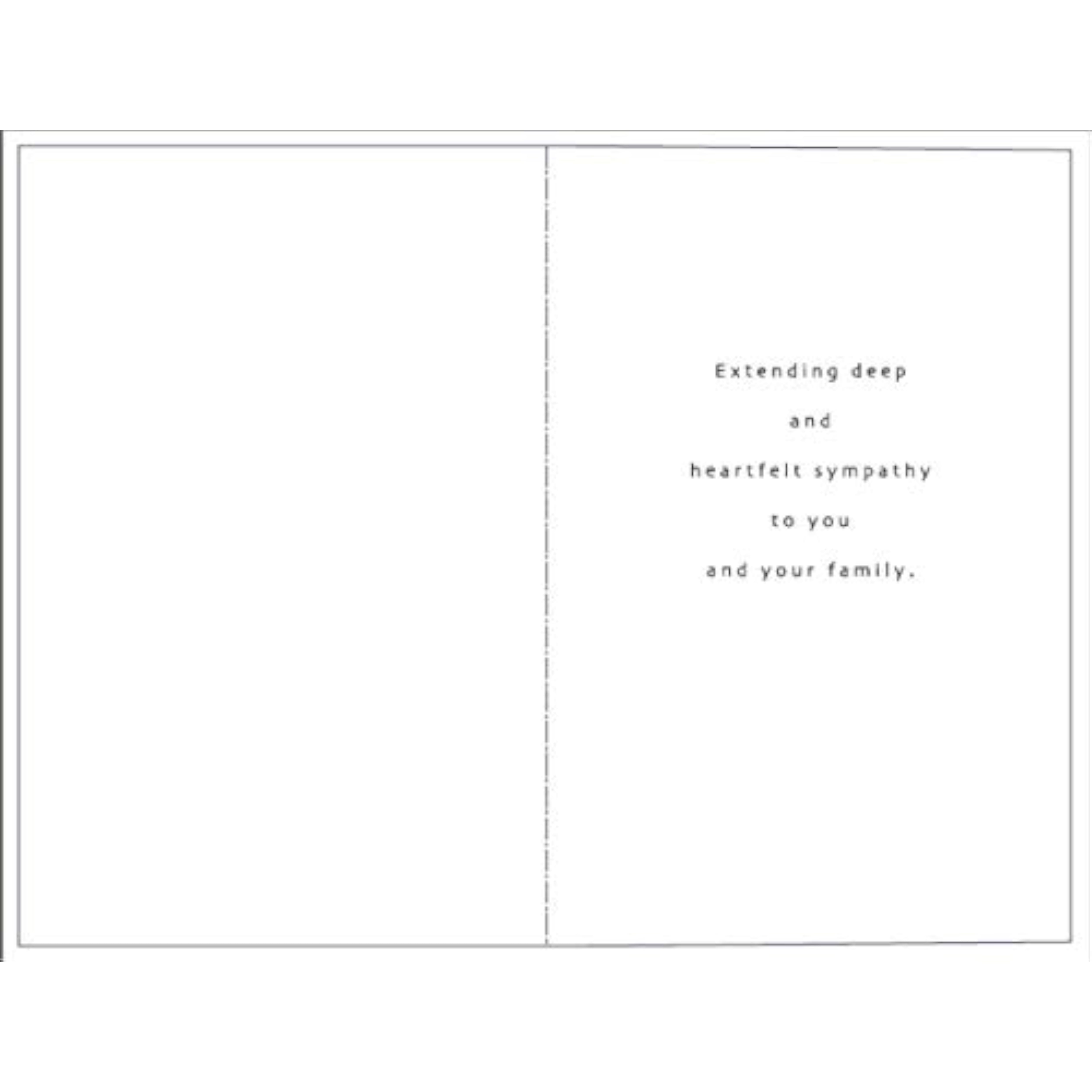 Sympathy lily greeting card by UK Greetings featuring delicate floral design for comforting condolences.