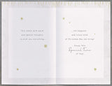 Thinking of You Christmas Baubles Card by UK Greetings featuring foil accents and festive holiday design.