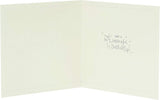Bright floral birthday greeting card for a lovely friend, UK Greetings floral design greeting card with colorful flowers.