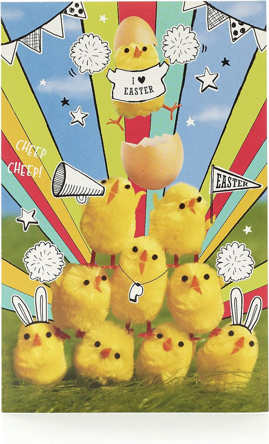 Set of Tweetest Easter greeting cards featuring adorable fluffy chick illustrations from UK Greetings.