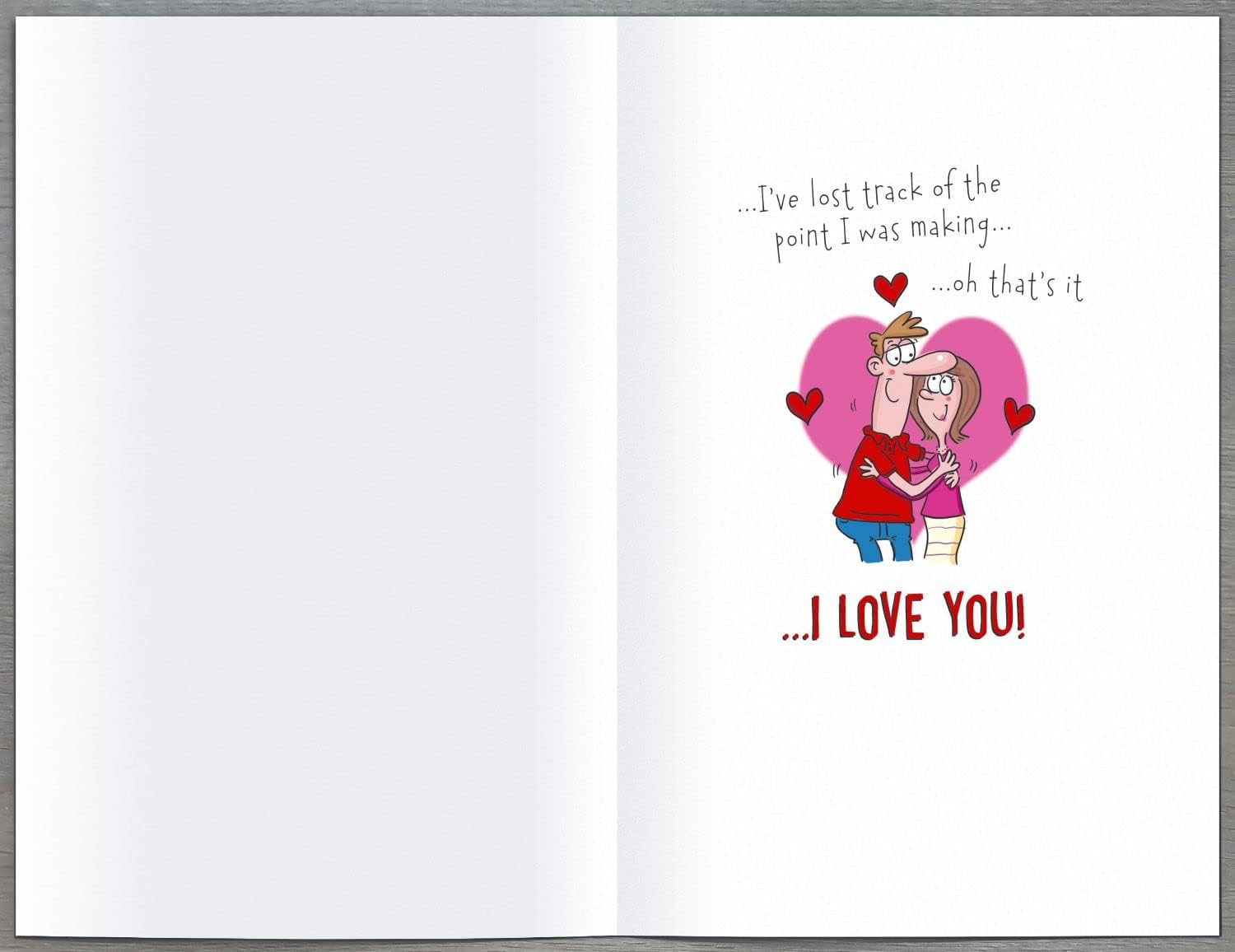 Valentine's Day greeting card for husband by UK Greetings featuring heartfelt message and romantic design.