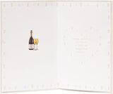 Wedding Day Boofles Toast Card by UK Greetings, featuring colorful cartoon characters and festive wedding-themed design.