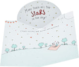 Valentine's Day greeting card for wife with sweet design and envelope, by UK Greetings, featuring romantic illustrations.