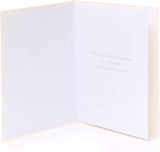 Contemporary wedding greeting card for couples with "Just Married" design, UK Greetings brand, featuring stylish photographic style artwork.