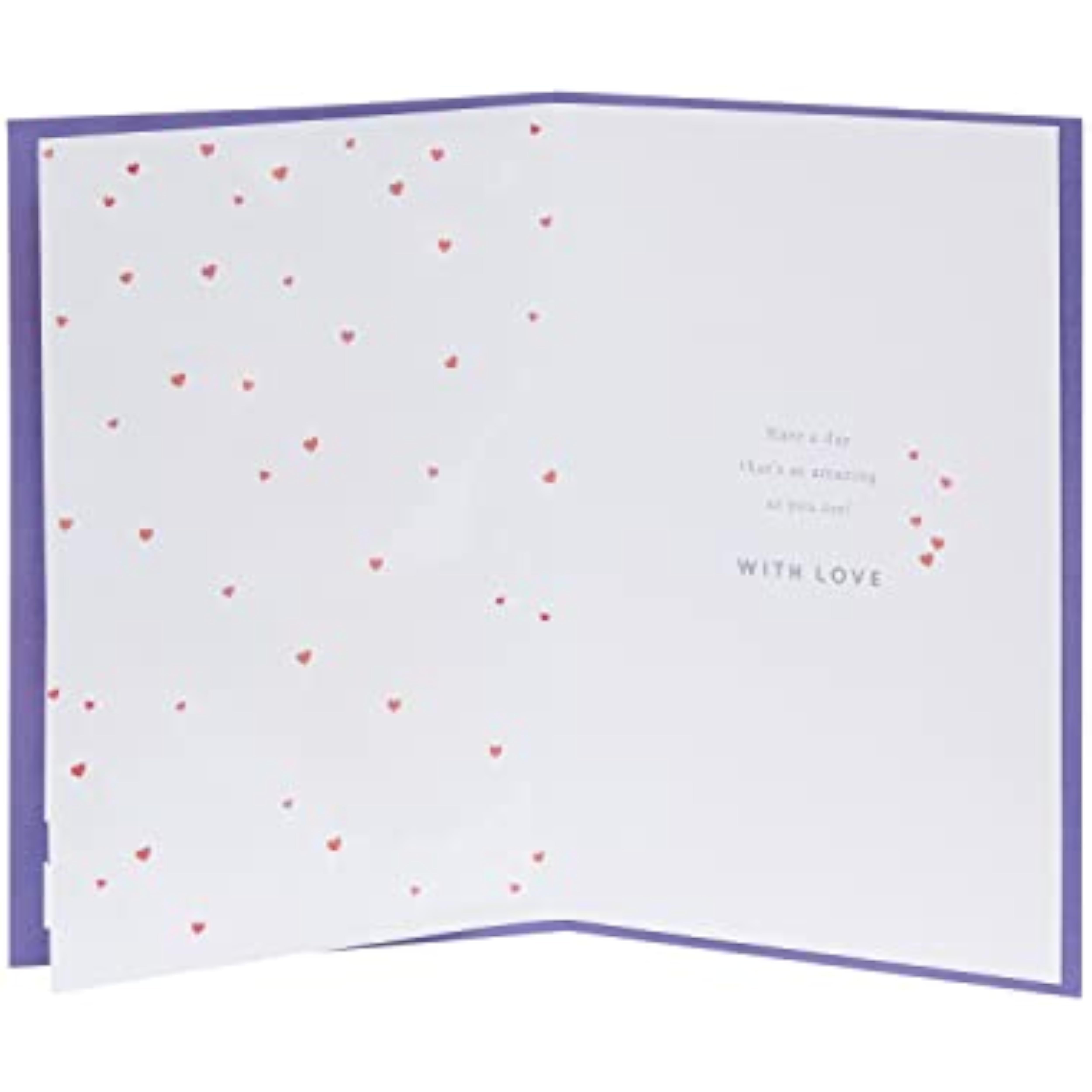Laser cut birthday greeting card for boyfriend with hearts and balloons by UKG, featuring intricate heart and balloon designs.