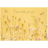 UKG birthday greeting card for her featuring a warm floral photographic design with vibrant flowers and elegant details.